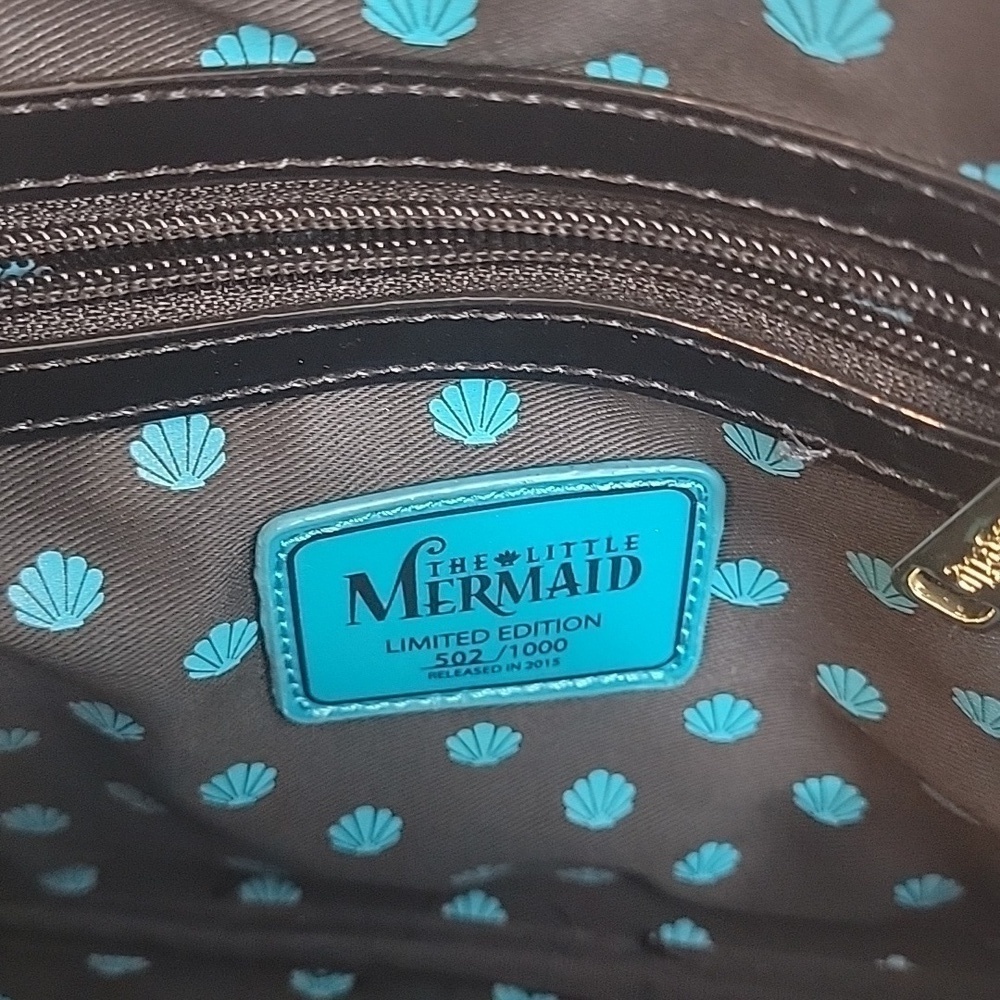 Loungefly Disney Little Mermaid Limited Edition Ariel Dome Satchel Bag - Picture 9 of 10